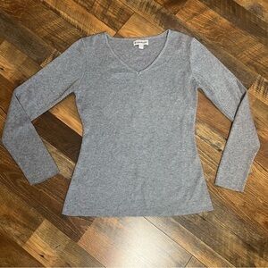 Sugarhigh lightweight grayish blue knit sweater, large